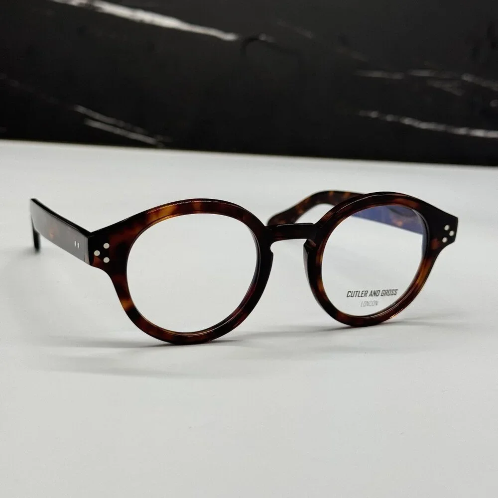 NEW CUTLER AND GROSS CG1291V2 002 EYEGLASSES HAVANA UNISEX EYEWEAR